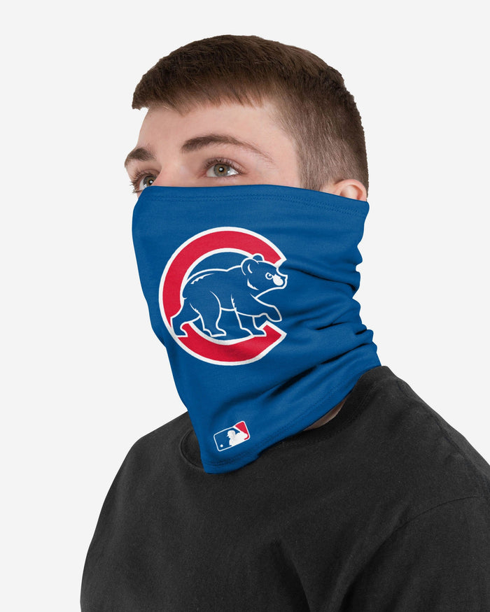 Chicago Cubs On-Field Blue UV Gaiter Scarf FOCO - FOCO.com