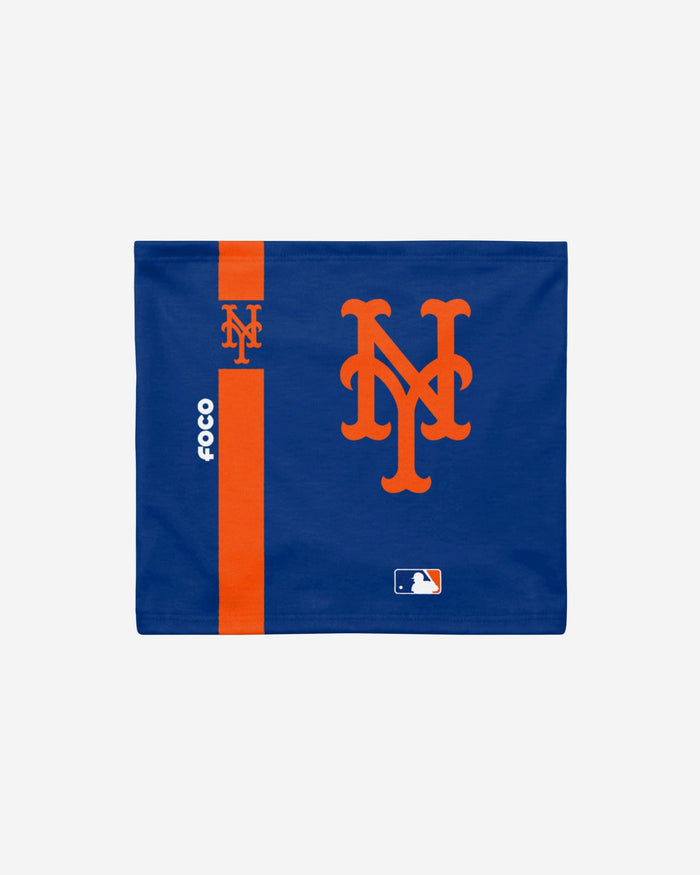 New York Mets On-Field Blue & Orange UV Gaiter Scarf FOCO - FOCO.com