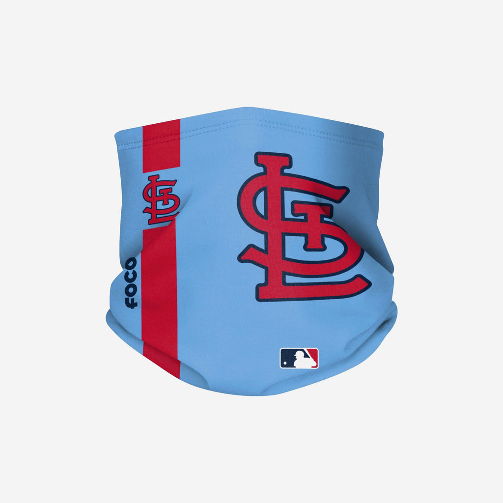 St Louis Cardinals On-Field Blue UV Gaiter Scarf FOCO - FOCO.com