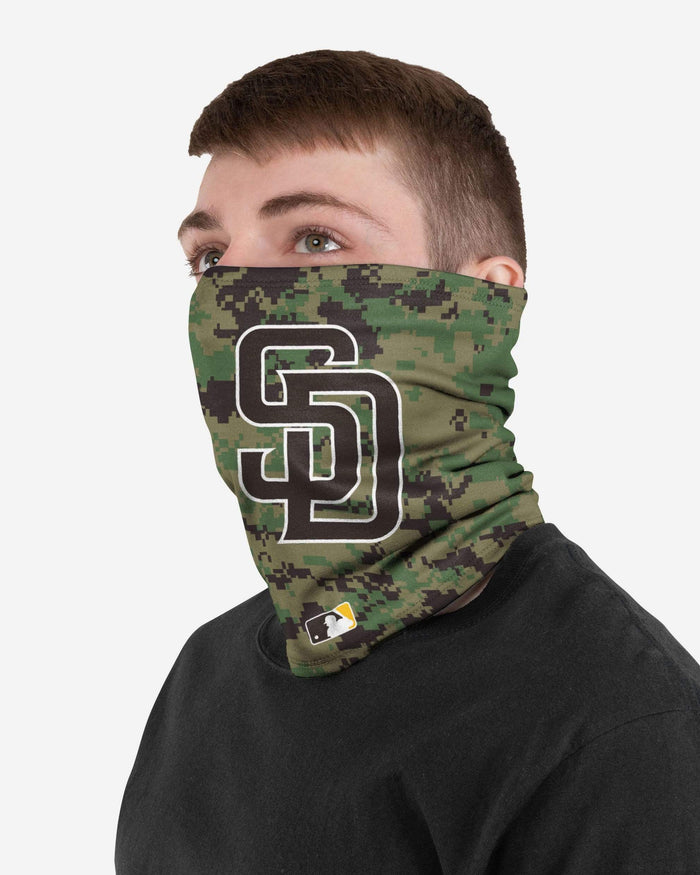 San Diego Padres On-Field Camo Brown UV Gaiter Scarf FOCO - FOCO.com