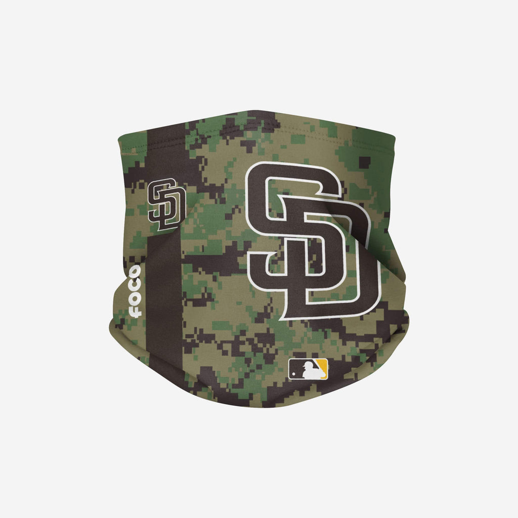 San Diego Padres On-Field Camo Brown UV Gaiter Scarf FOCO - FOCO.com