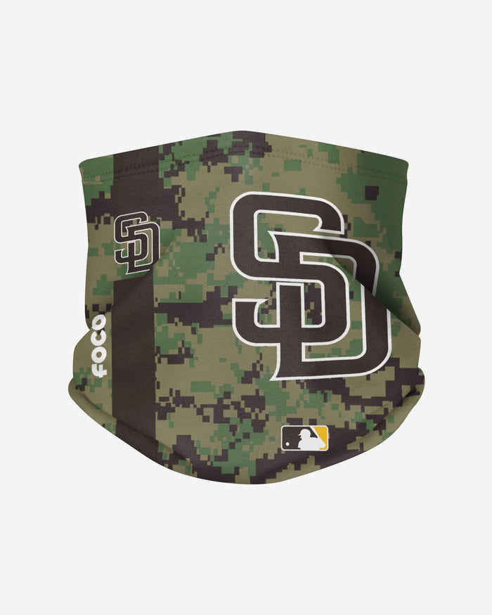 San Diego Padres On-Field Camo Brown UV Gaiter Scarf FOCO - FOCO.com