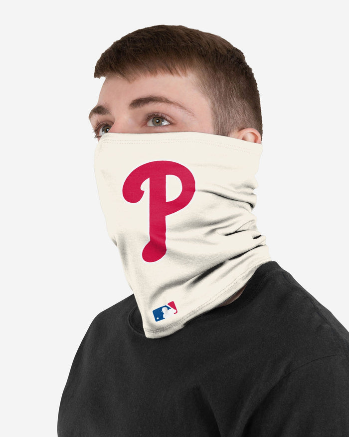 Philadelphia Phillies On-Field Cream UV Gaiter Scarf FOCO - FOCO.com