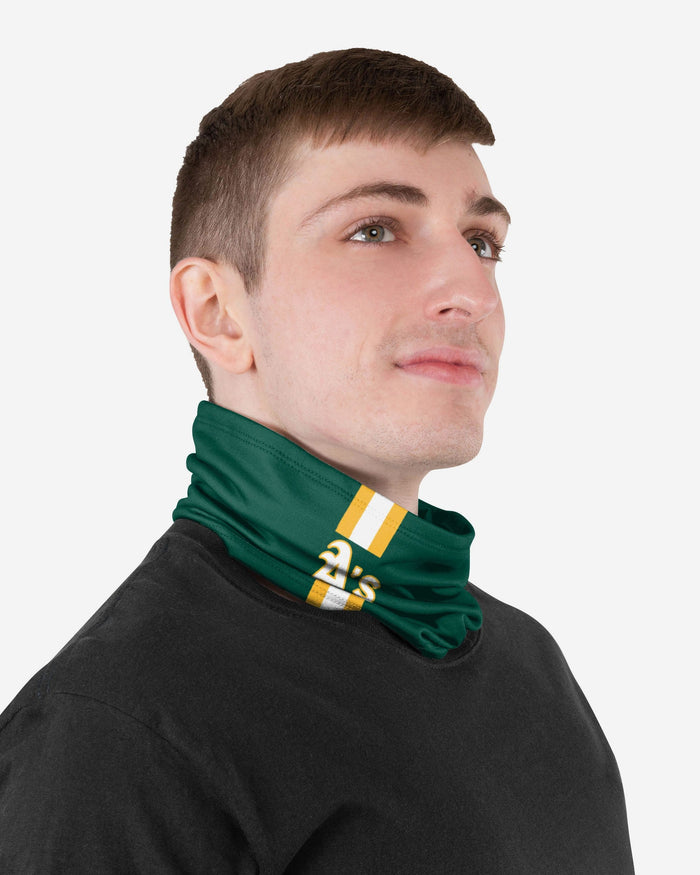 Oakland Athletics On-Field Green UV Gaiter Scarf FOCO - FOCO.com