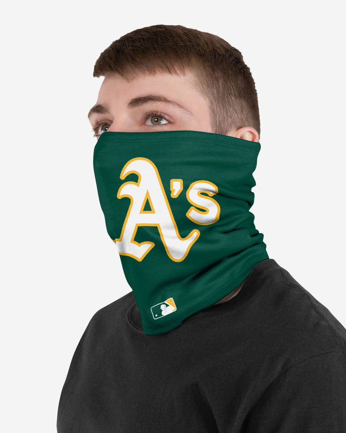 Oakland Athletics On-Field Green UV Gaiter Scarf FOCO - FOCO.com