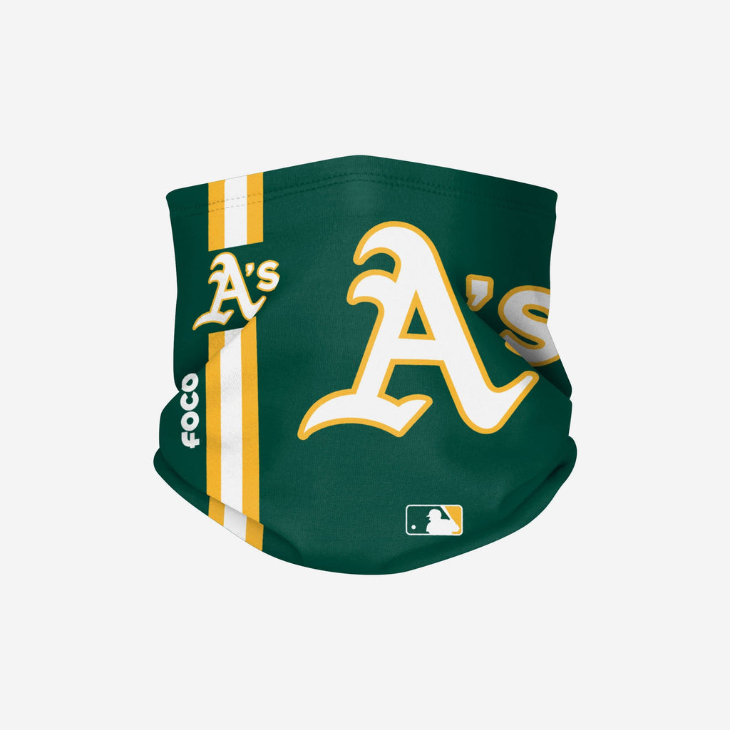 Oakland Athletics On-Field Green UV Gaiter Scarf FOCO - FOCO.com