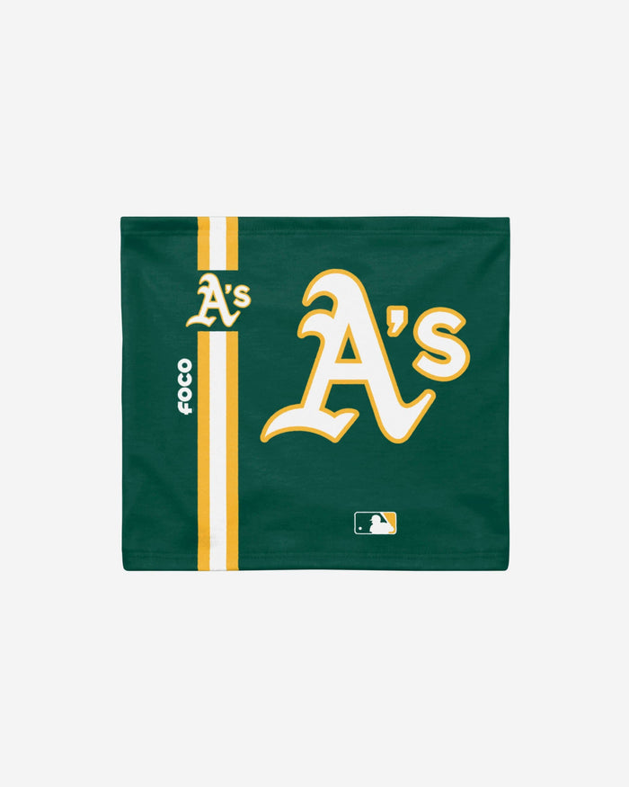 Oakland Athletics On-Field Green UV Gaiter Scarf FOCO - FOCO.com