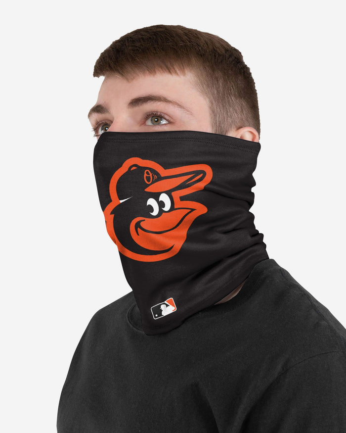 Baltimore Orioles On-Field Black UV Gaiter Scarf FOCO - FOCO.com