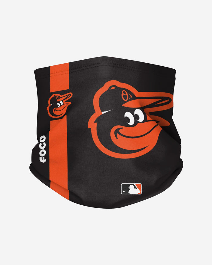 Baltimore Orioles On-Field Black UV Gaiter Scarf FOCO - FOCO.com