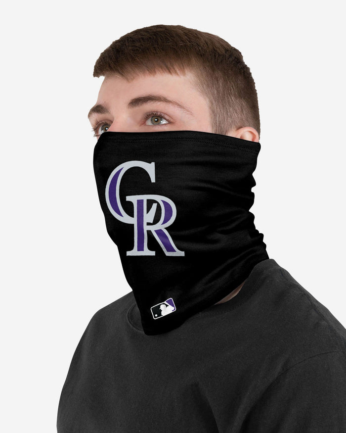 Colorado Rockies On-Field Black UV Gaiter Scarf FOCO - FOCO.com