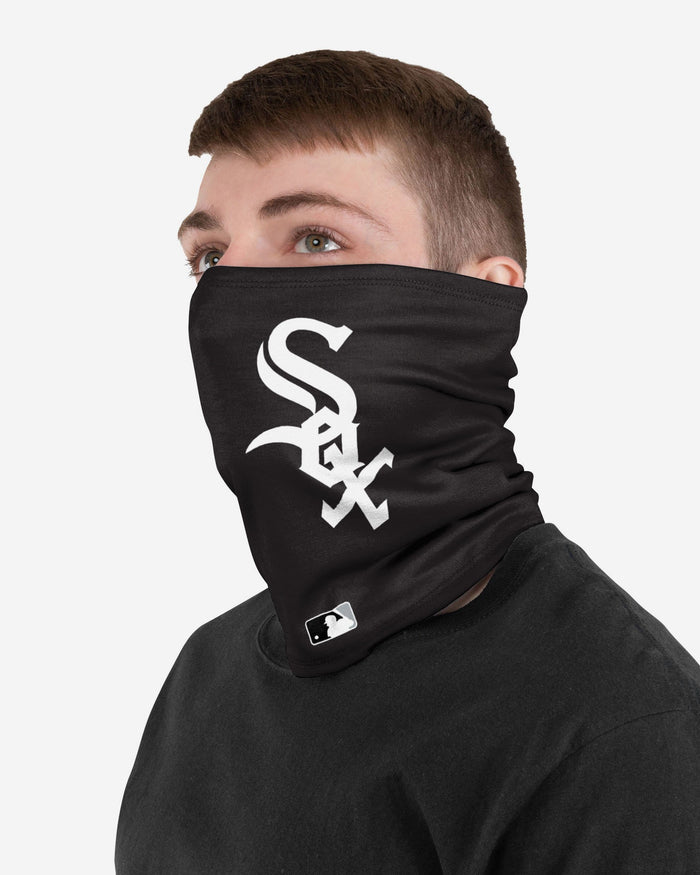 Chicago White Sox On-Field Black UV Gaiter Scarf FOCO - FOCO.com