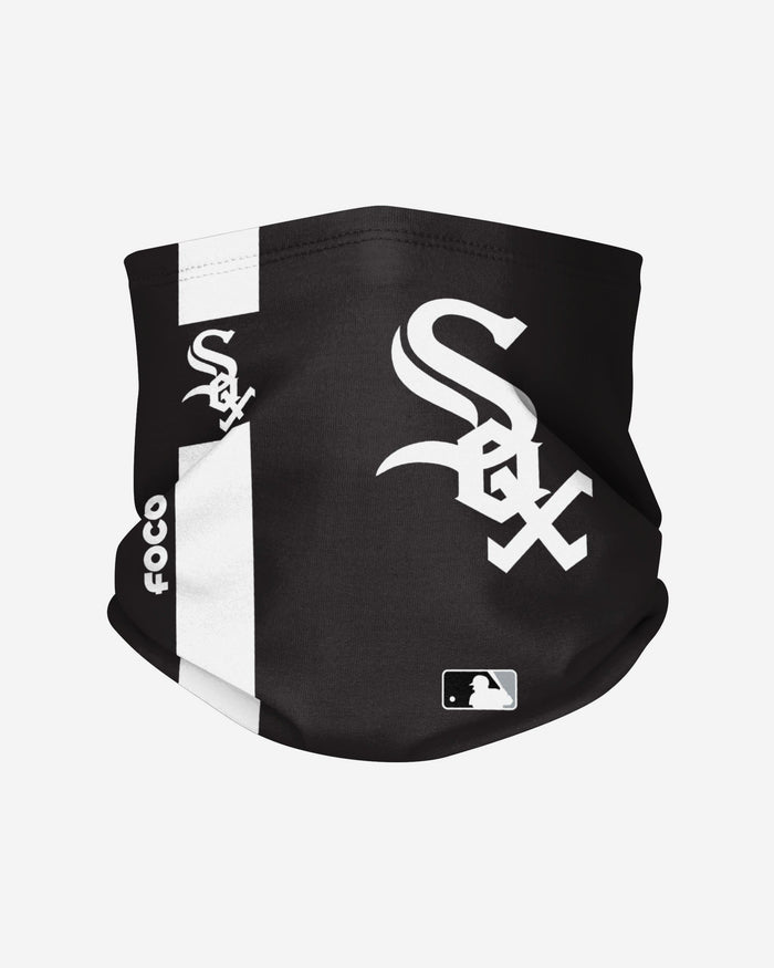 Chicago White Sox On-Field Black UV Gaiter Scarf FOCO - FOCO.com