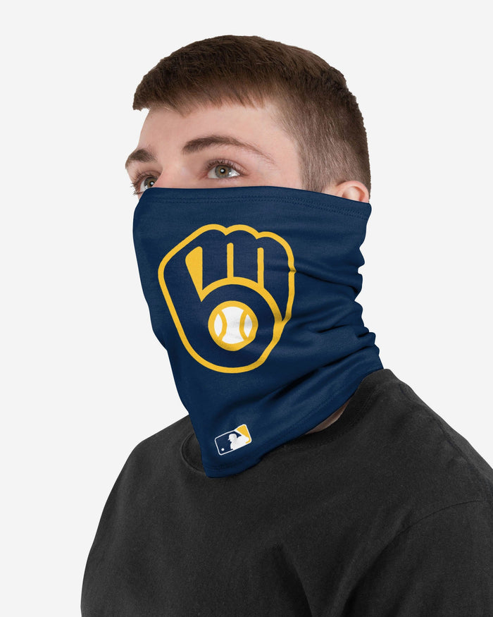 Milwaukee Brewers On-Field Navy UV Gaiter Scarf FOCO - FOCO.com