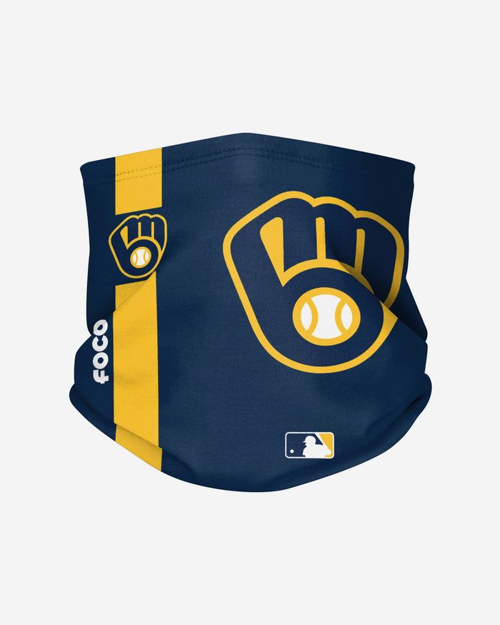 Milwaukee Brewers On-Field Navy UV Gaiter Scarf FOCO - FOCO.com