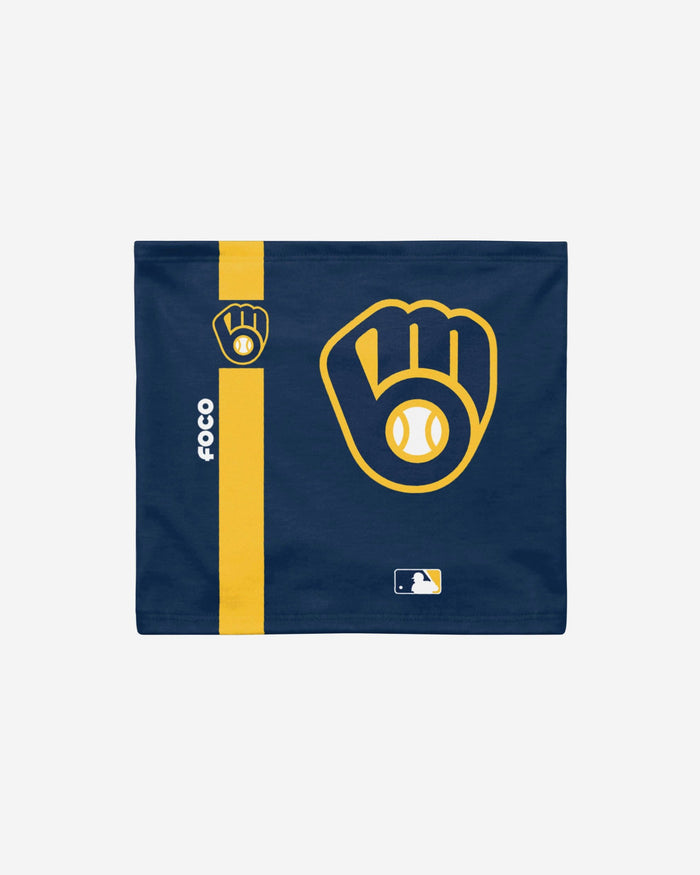 Milwaukee Brewers On-Field Navy UV Gaiter Scarf FOCO - FOCO.com