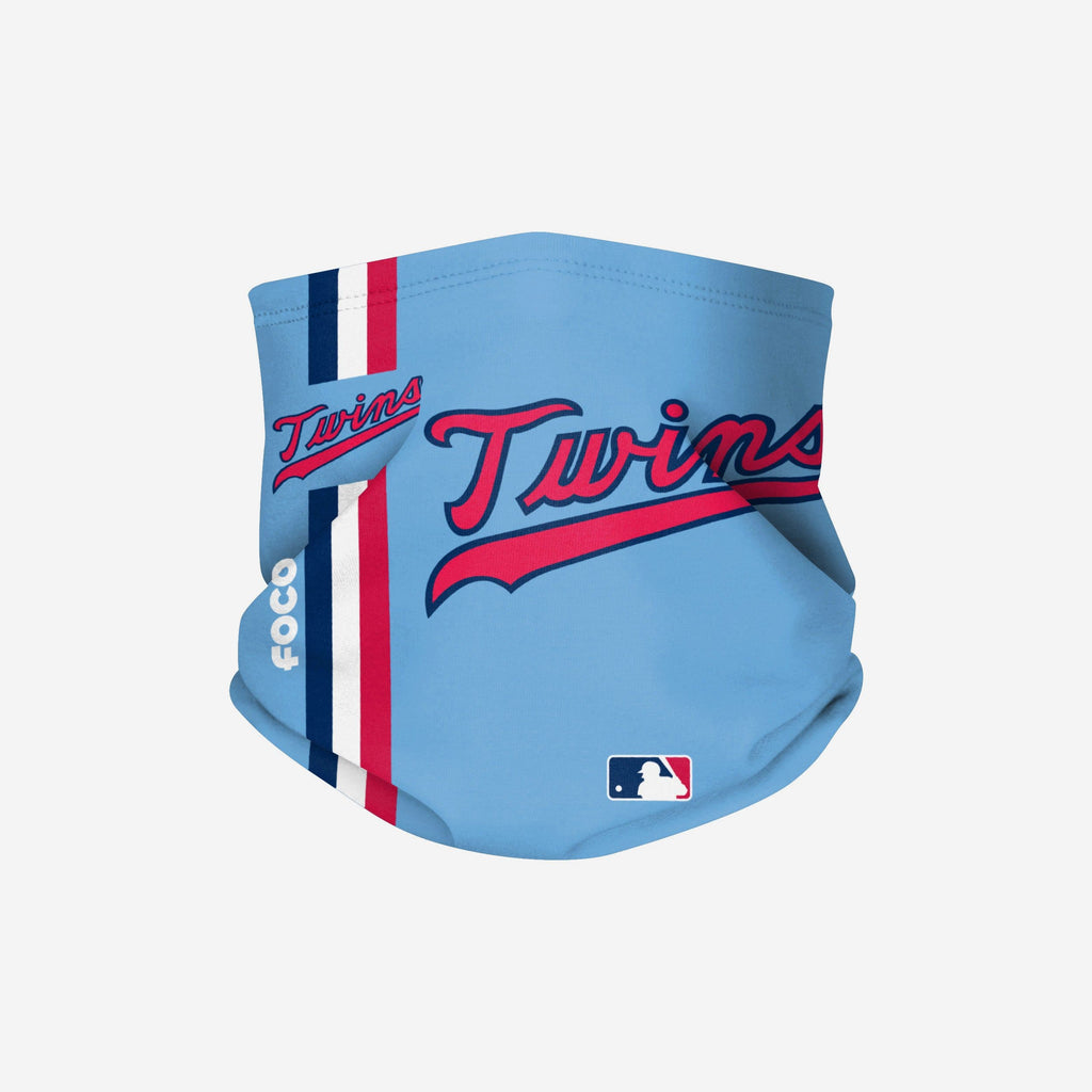 Minnesota Twins On-Field Powder Blue UV Gaiter Scarf FOCO - FOCO.com