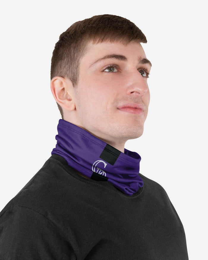 Colorado Rockies On-Field Purple UV Gaiter Scarf FOCO - FOCO.com