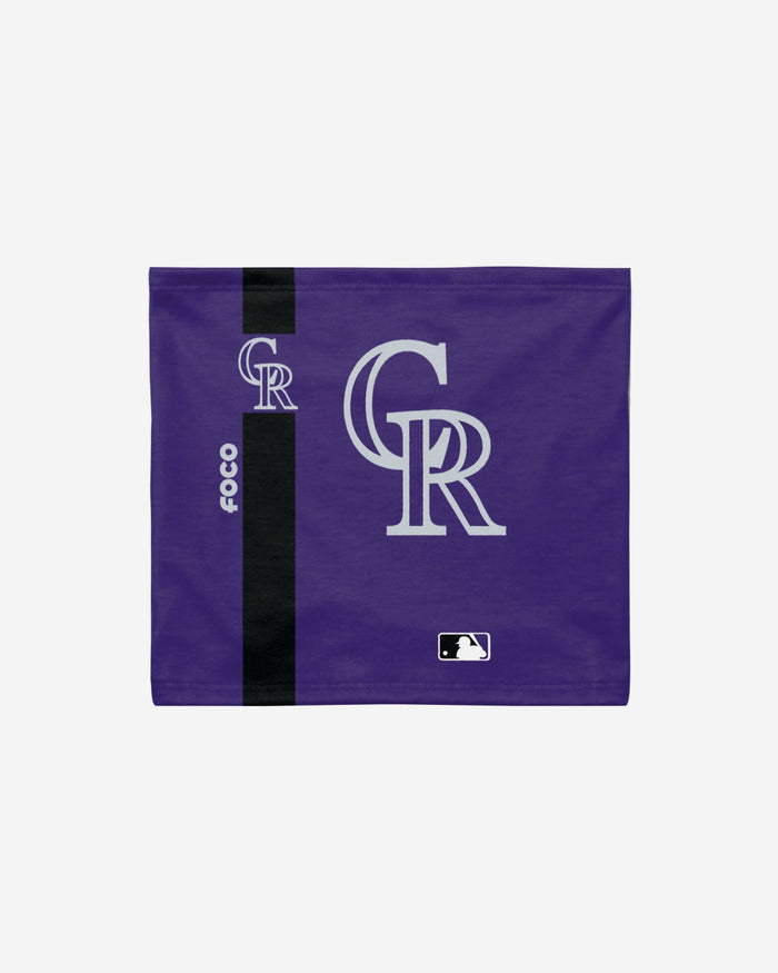 Colorado Rockies On-Field Purple UV Gaiter Scarf FOCO - FOCO.com