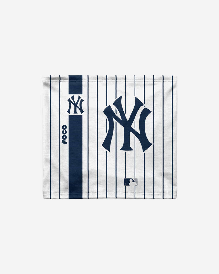 New York Yankees On-Field Pinstripe UV Gaiter Scarf FOCO - FOCO.com