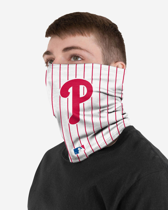 Philadelphia Phillies On-Field Pinstripe UV Gaiter Scarf FOCO - FOCO.com