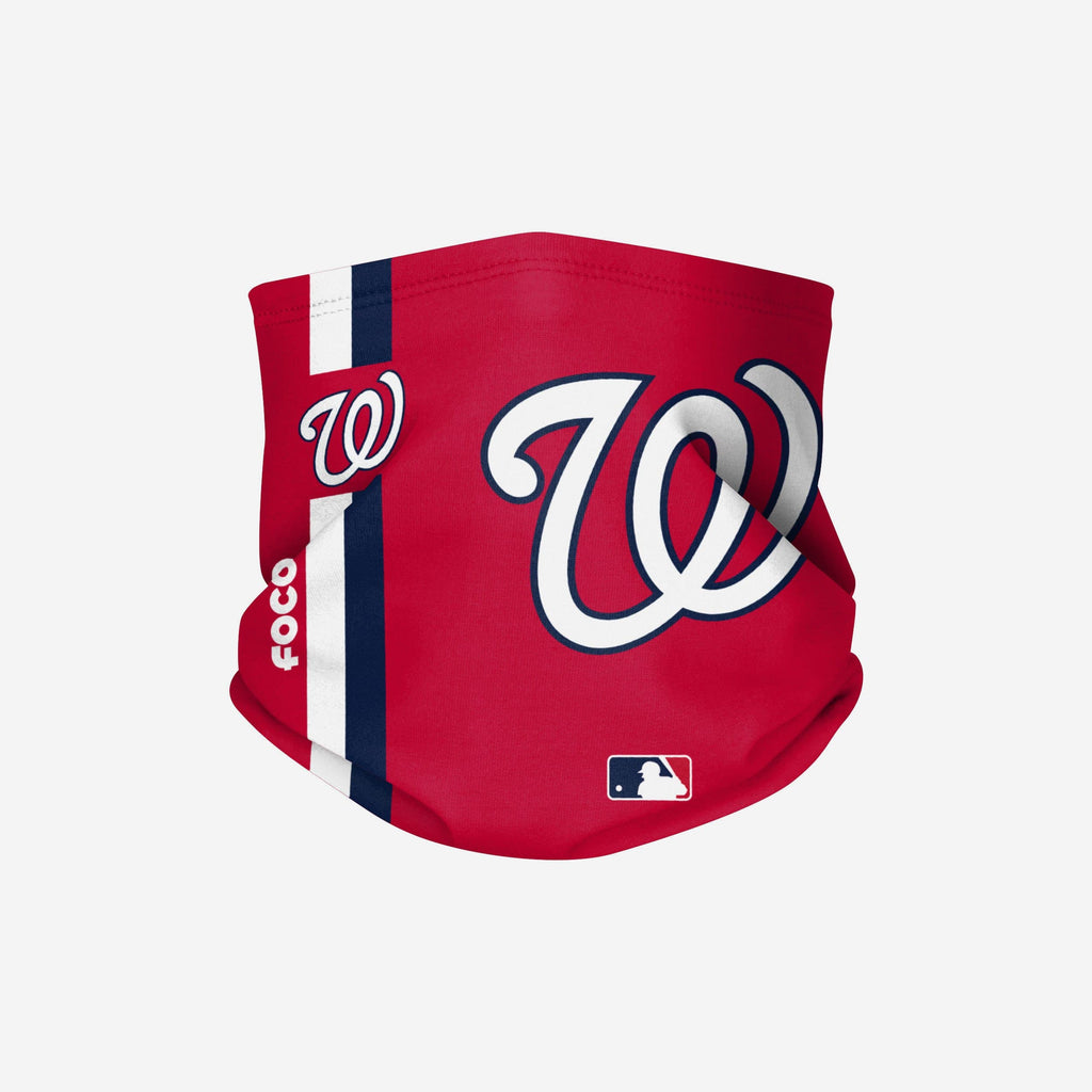 Washington Nationals On-Field Red UV Gaiter Scarf FOCO - FOCO.com