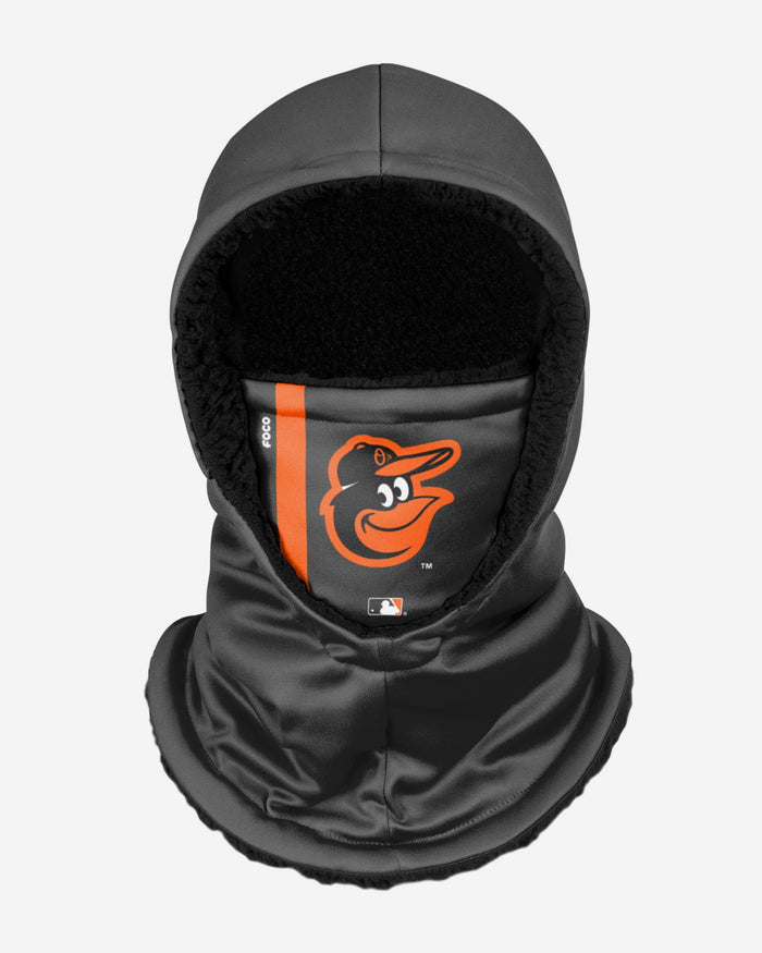 Baltimore Orioles On-Field Black Hooded Gaiter FOCO - FOCO.com