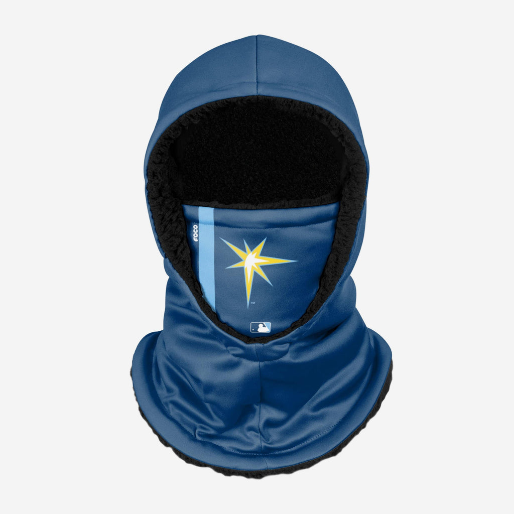 Tampa Bay Rays On-Field Navy Burst Logo Hooded Gaiter FOCO - FOCO.com