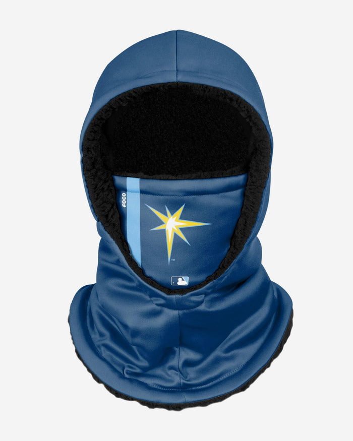 Tampa Bay Rays On-Field Navy Burst Logo Hooded Gaiter FOCO - FOCO.com