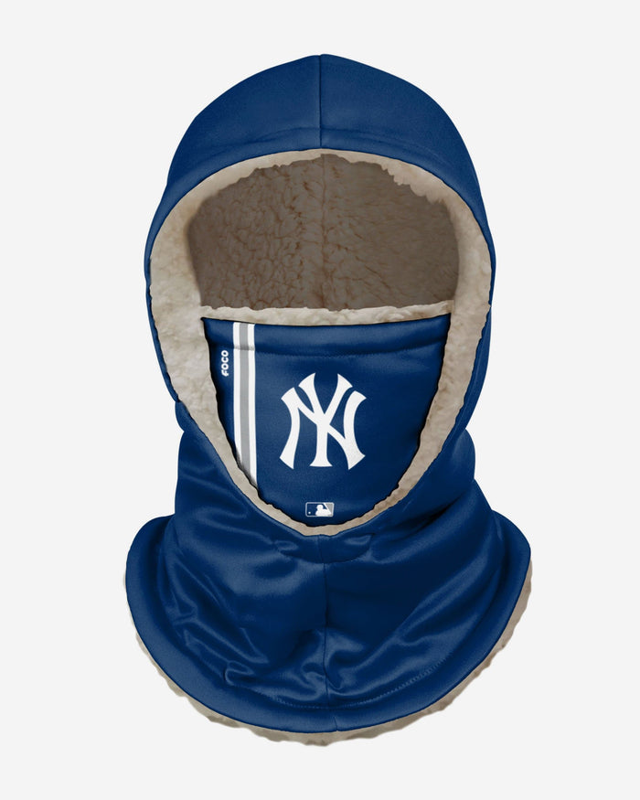 New York Yankees On-Field Navy Hooded Gaiter Scarf FOCO - FOCO.com