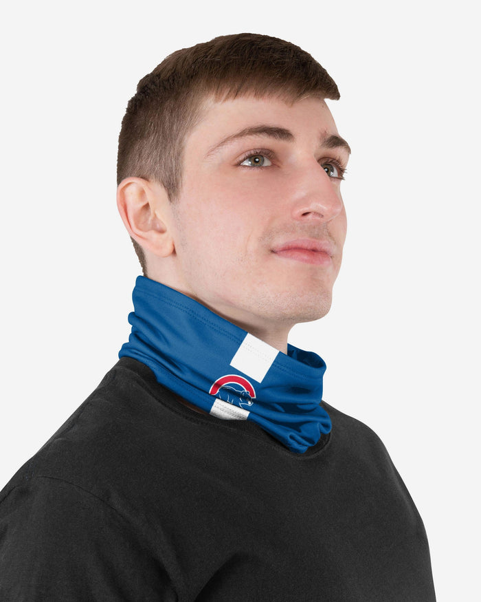 Kris Bryant Chicago Cubs On-Field Blue UV Gaiter Scarf FOCO - FOCO.com