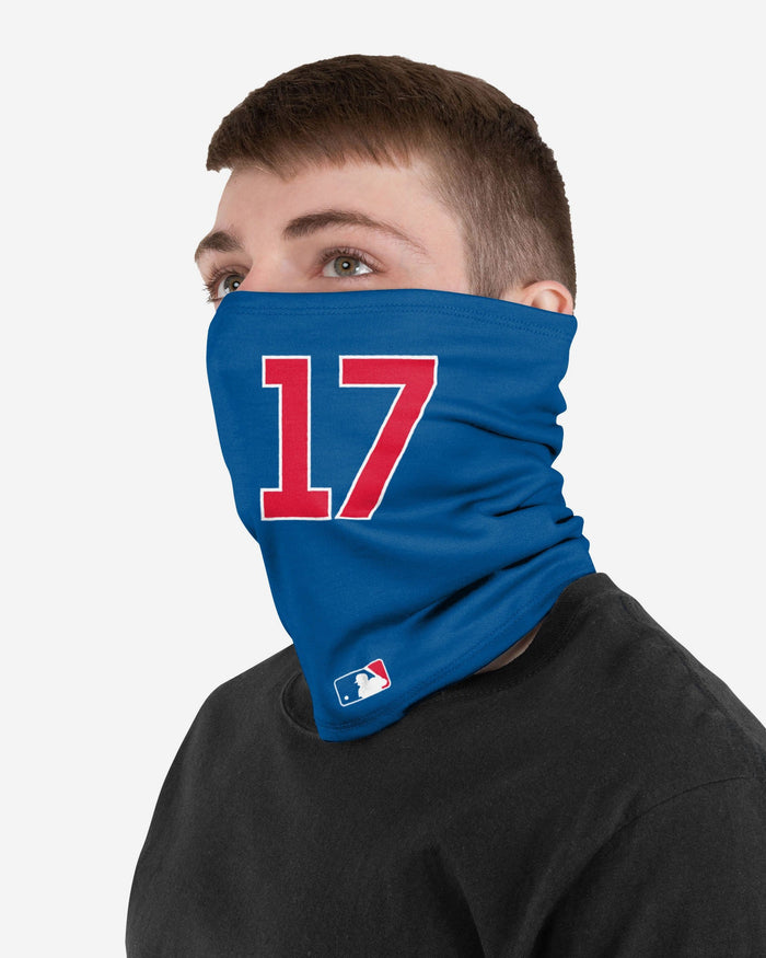 Kris Bryant Chicago Cubs On-Field Blue UV Gaiter Scarf FOCO - FOCO.com