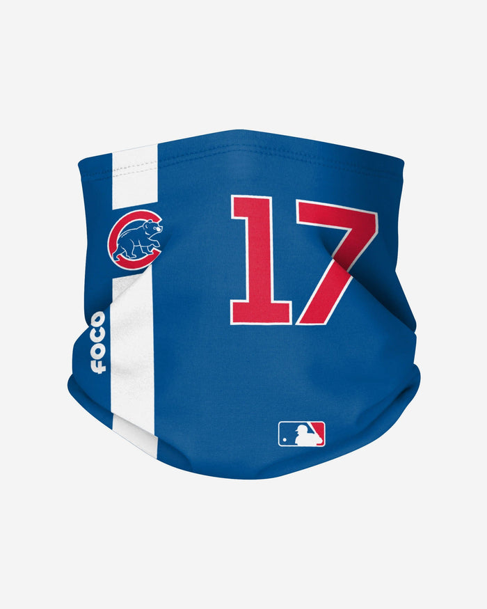 Kris Bryant Chicago Cubs On-Field Blue UV Gaiter Scarf FOCO - FOCO.com