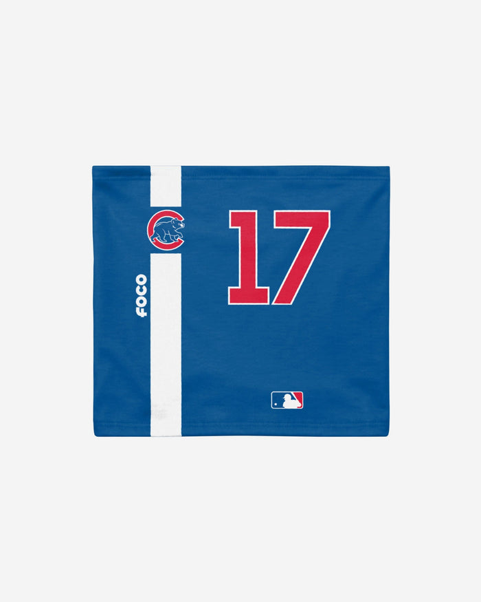 Kris Bryant Chicago Cubs On-Field Blue UV Gaiter Scarf FOCO - FOCO.com