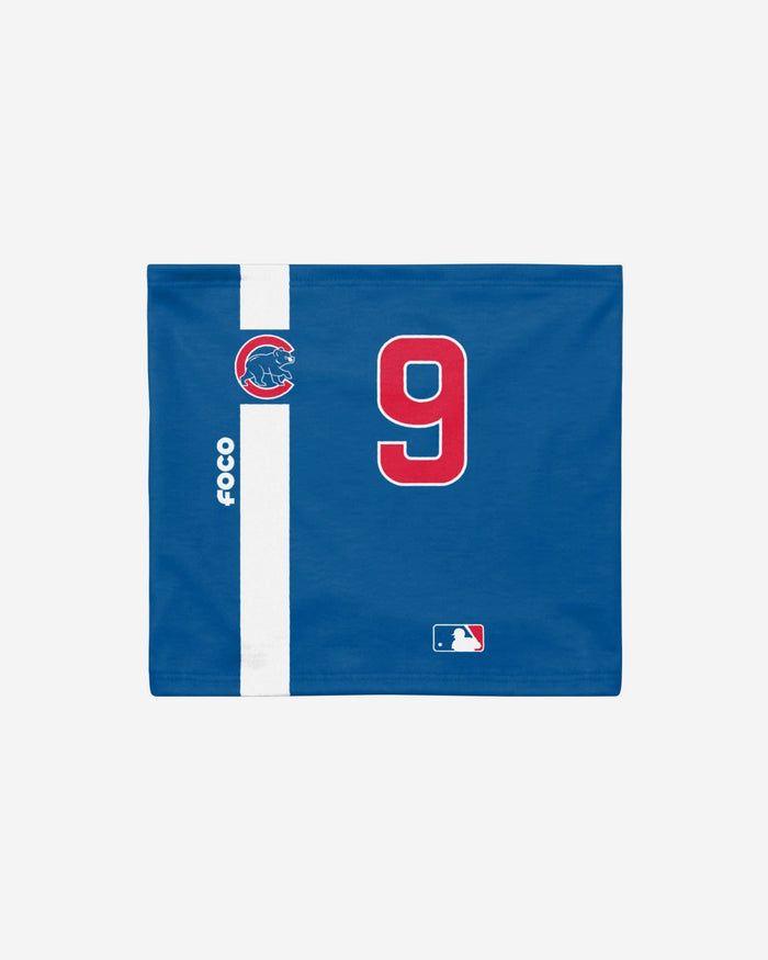 Javier Baez Chicago Cubs On-Field Blue UV Gaiter Scarf FOCO - FOCO.com