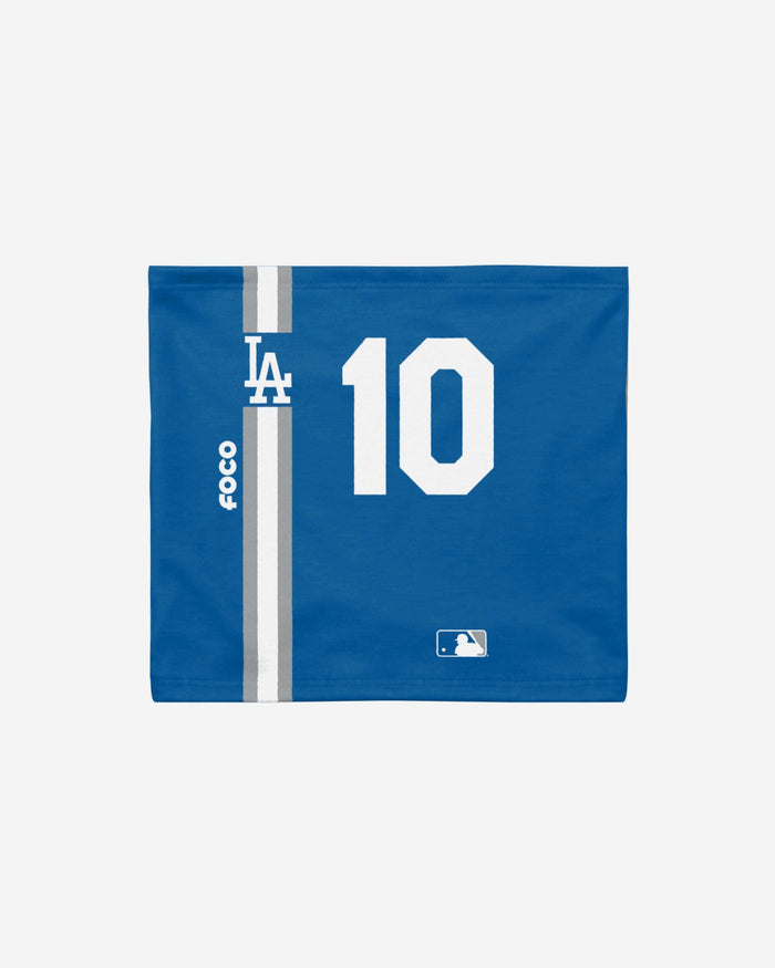 Justin Turner Los Angeles Dodgers On-Field Blue UV Gaiter Scarf FOCO - FOCO.com