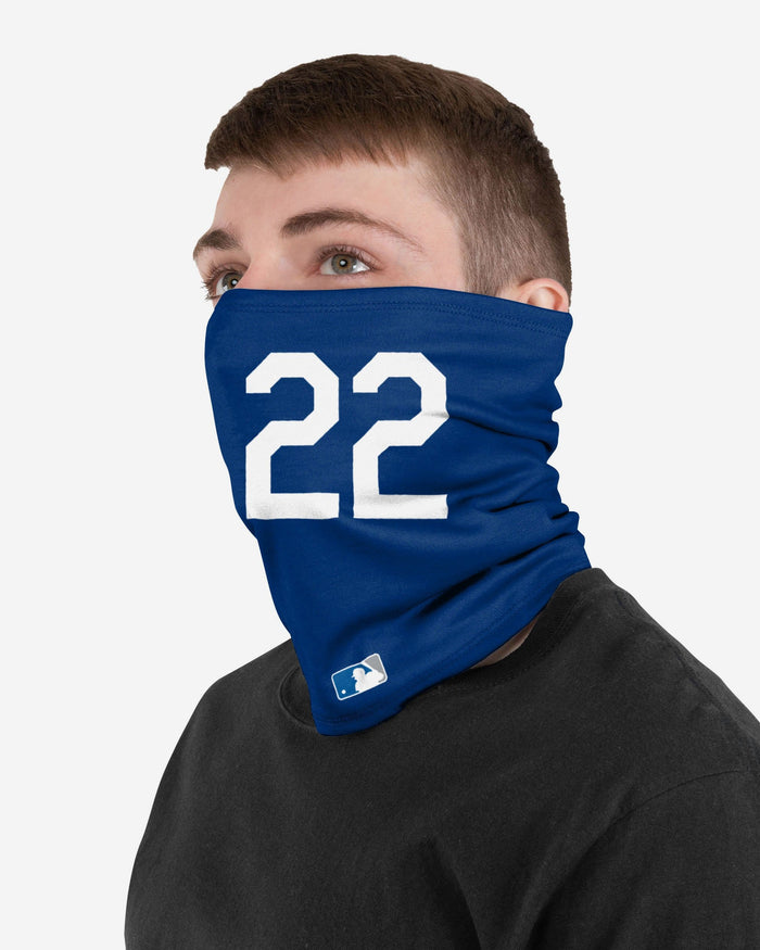 Clayton Kershaw Los Angeles Dodgers On-Field Blue UV Gaiter Scarf FOCO - FOCO.com