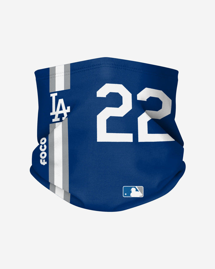 Clayton Kershaw Los Angeles Dodgers On-Field Blue UV Gaiter Scarf FOCO - FOCO.com