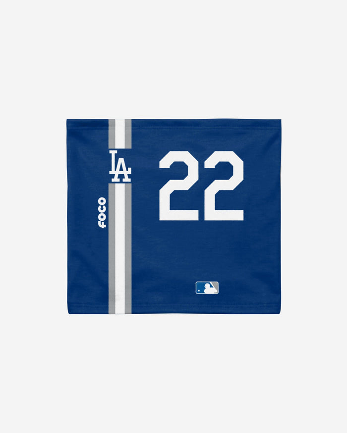 Clayton Kershaw Los Angeles Dodgers On-Field Blue UV Gaiter Scarf FOCO - FOCO.com