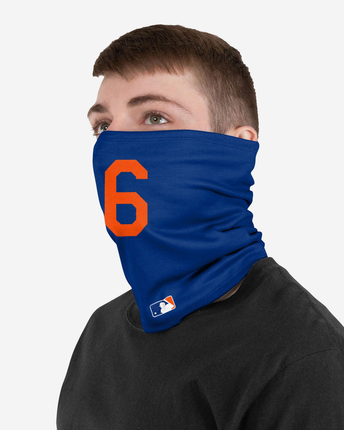 Jeff McNeil New York Mets On-Field Blue & Orange UV Gaiter Scarf FOCO - FOCO.com