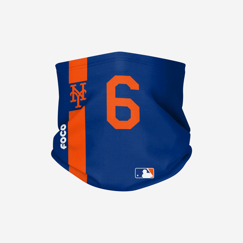 Jeff McNeil New York Mets On-Field Blue & Orange UV Gaiter Scarf FOCO - FOCO.com