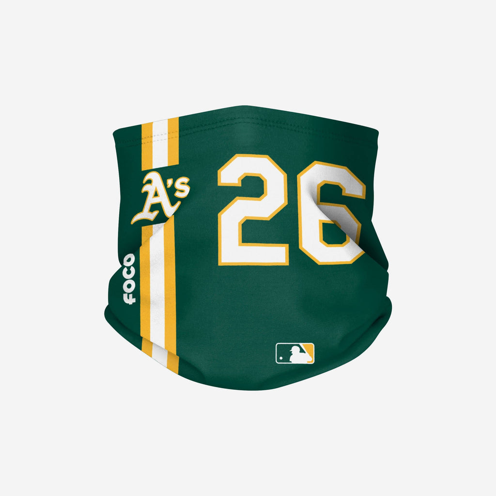 Matt Chapman Oakland Athletics On-Field Green UV Gaiter Scarf FOCO - FOCO.com