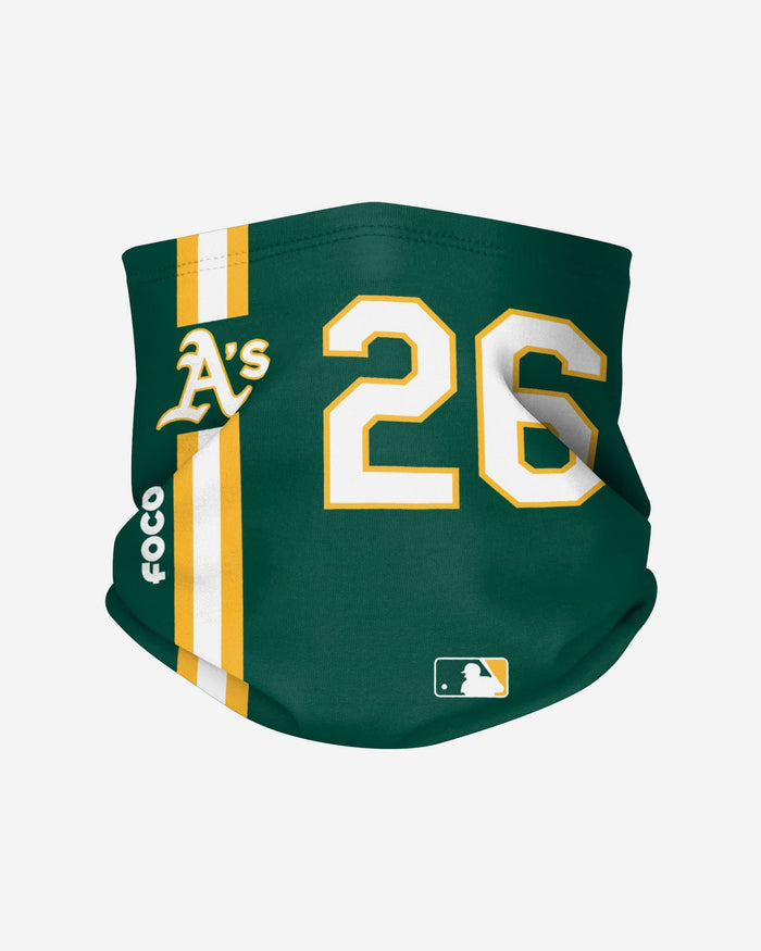 Matt Chapman Oakland Athletics On-Field Green UV Gaiter Scarf FOCO - FOCO.com