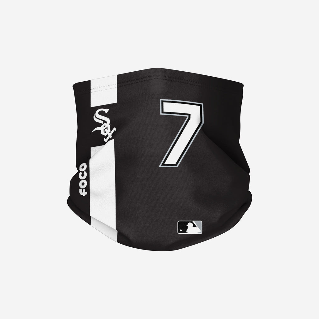 Tim Anderson Chicago White Sox On-Field Black UV Gaiter Scarf FOCO - FOCO.com