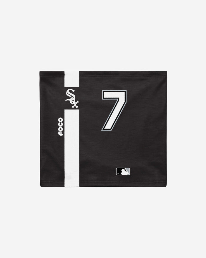 Tim Anderson Chicago White Sox On-Field Black Gaiter Scarf FOCO - FOCO.com