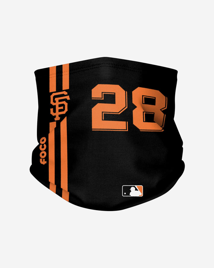 Buster Posey San Francisco Giants On-Field Black UV Gaiter Scarf FOCO - FOCO.com