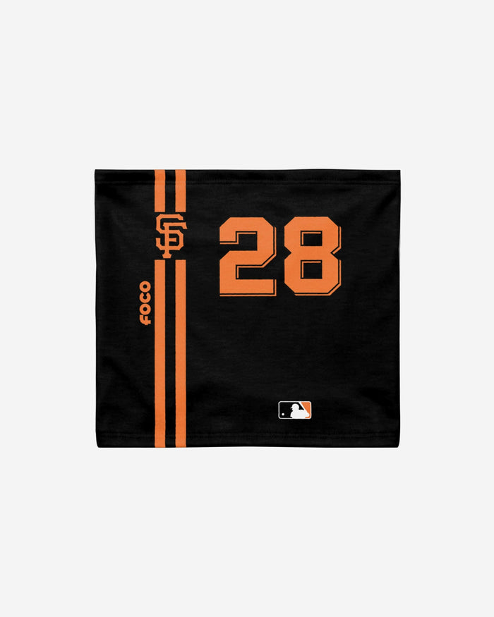 Buster Posey San Francisco Giants On-Field Black UV Gaiter Scarf FOCO - FOCO.com