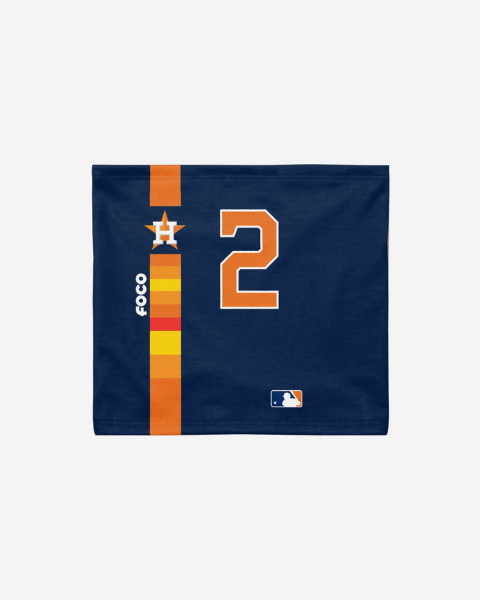 Alex Bregman Houston Astros On-Field Navy UV Gaiter Scarf FOCO - FOCO.com