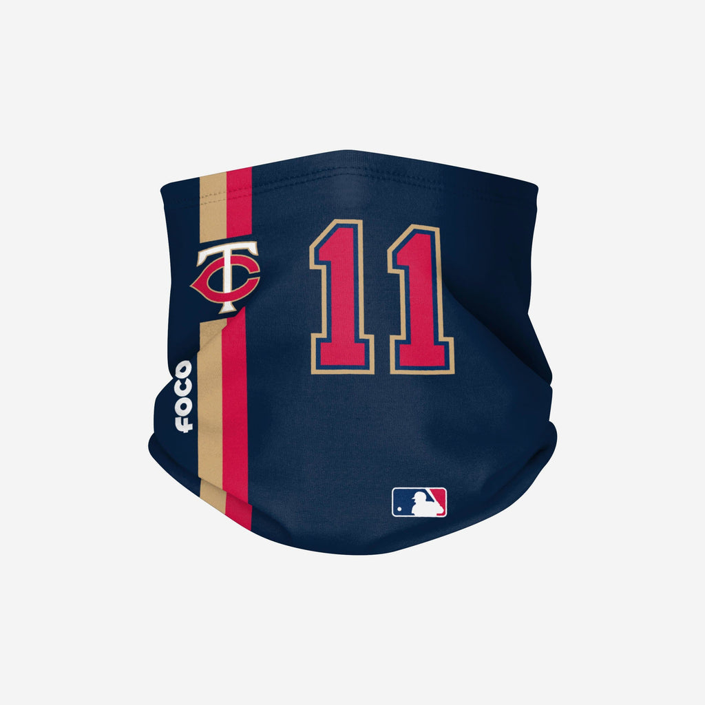 Jorge Polanco Minnesota Twins On-Field Navy UV Gaiter Scarf FOCO - FOCO.com