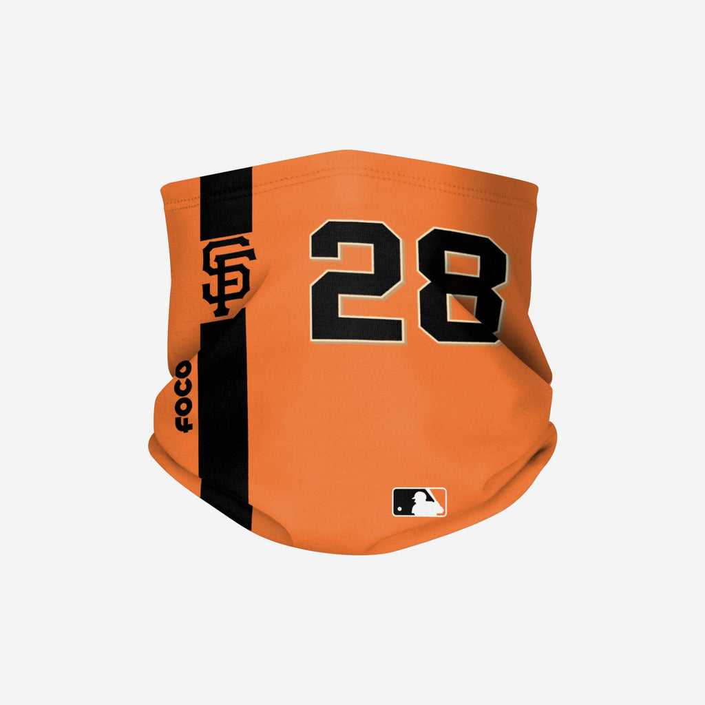 Buster Posey San Francisco Giants On-Field Orange UV Gaiter Scarf FOCO - FOCO.com