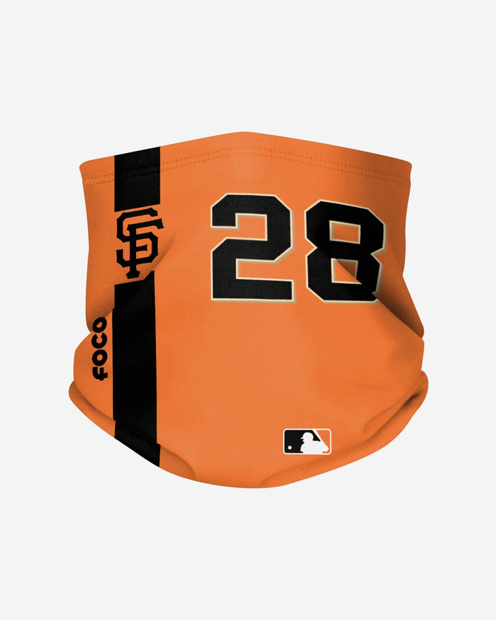 Buster Posey San Francisco Giants On-Field Orange UV Gaiter Scarf FOCO - FOCO.com